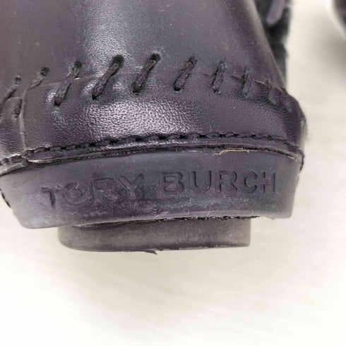 トリーバーチ TORY BURCH スエード ビジュー ムートン ロングブーツ レディース