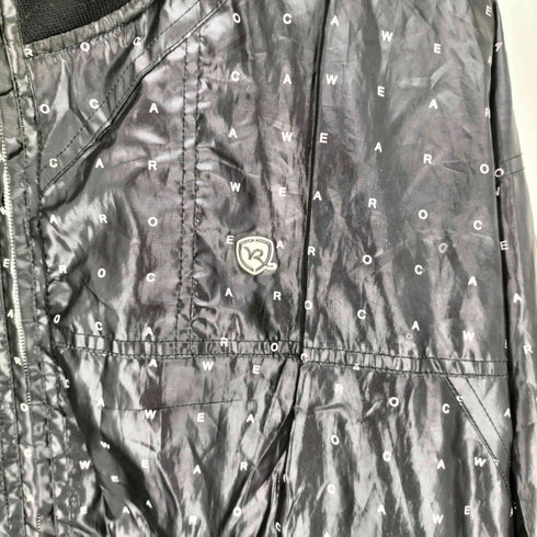 ロカウェア Rocawear モノグラム バックプリント ジップアップ ブルゾンジャケット Y2K メンズ 2XL