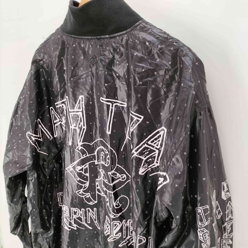 ロカウェア Rocawear モノグラム バックプリント ジップアップ ブルゾンジャケット Y2K メンズ 2XL
