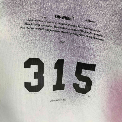 オフホワイト OFF-WHITE 18SS ロゴプリント プルオーバーパーカー メンズ S