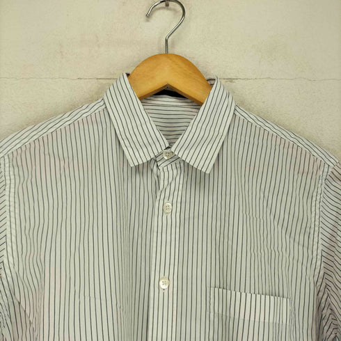 マーガレットハウエル MARGARET HOWELL ストライプ レギュラーカラーシャツ メンズ import:M