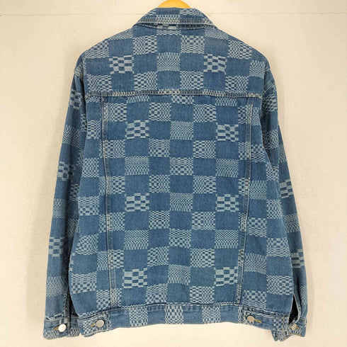 フラッグ柄 デニムトラッカージャケット メンズ JPN:XL