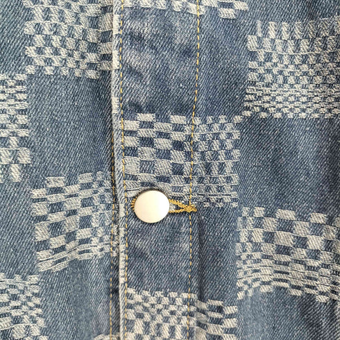 フラッグ柄 デニムトラッカージャケット メンズ JPN:XL