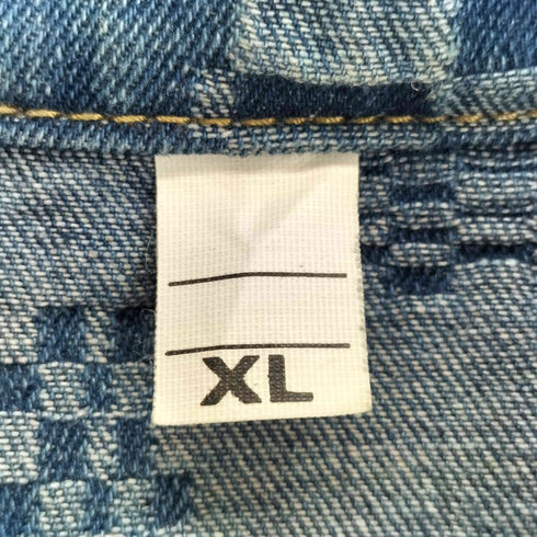 フラッグ柄 デニムトラッカージャケット メンズ JPN:XL