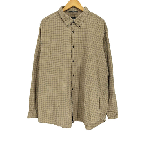 エディーバウアー Eddie Bauer ボタンダウンチェックシャツ RELAXED FIT メンズ 2XL