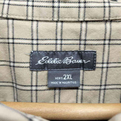 エディーバウアー Eddie Bauer ボタンダウンチェックシャツ RELAXED FIT メンズ 2XL