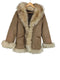 fur jacket シープスキン ファーカラージャケット レディース 6