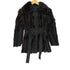 Hokkailkuseru suede&fur 襟ファー スエードロングコート レディース JPN:7号