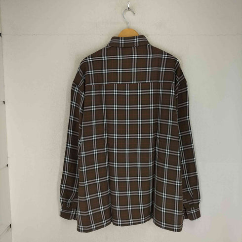 キャルトップ CALTOP チェック柄ロングスリーブシャツ メンズ JPN:XL