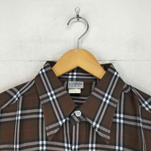 キャルトップ CALTOP チェック柄ロングスリーブシャツ メンズ JPN:XL