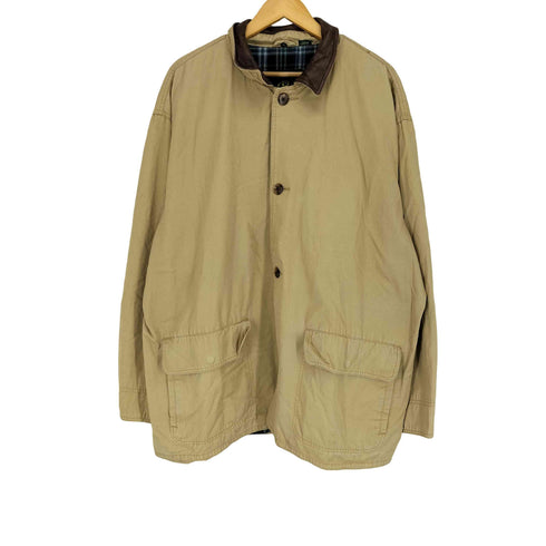 クラブルーム CLUB ROOM 襟レザー ハンティングジャケット メンズ JPN:XL