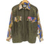 Clipper Bay スカーフ柄 ジップアップ シルクジャケット メンズ JPN:M