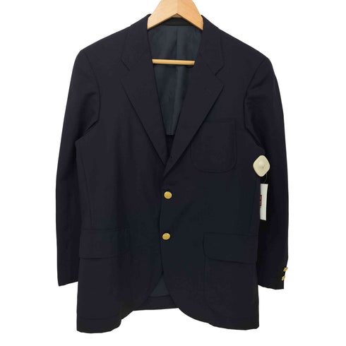 marylebone ウール100 紺ブレ 3B 金ボタン 背抜き テーラードジャケット メンズ