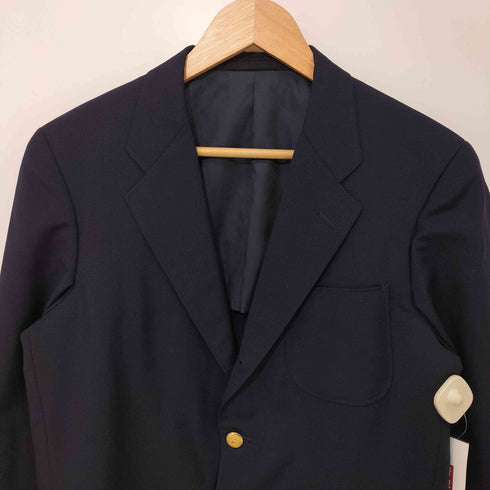 marylebone ウール100 紺ブレ 3B 金ボタン 背抜き テーラードジャケット メンズ