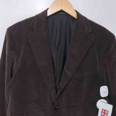 エルメネジルドゼニア Ermenegildo Zegna TRAVELLER コットン カシミヤ 3B コーデュロイ テーラードジャケット メンズ EUR:50