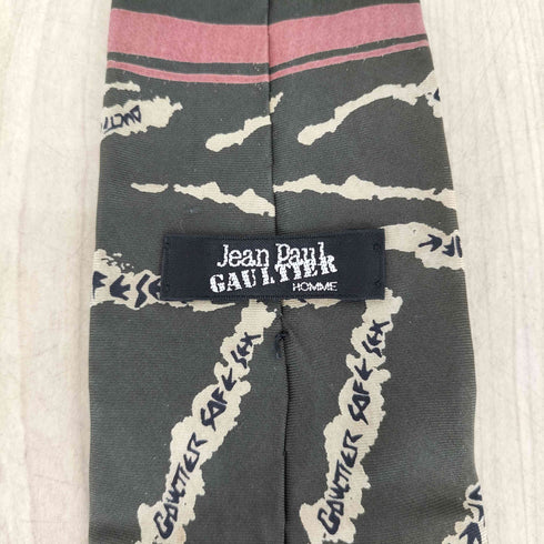 ジャンポールゴルチエオム Jean Paul GAULTIER HOMME safe sex forever ネクタイ メンズ