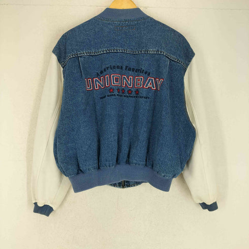 UNION BAY 短丈 ロゴ デニムブルゾン メンズ import:S