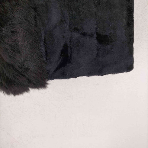 Encil rabbit fur jacket ラビット ファー ベロア ファーカラージャケット レディース 11AR