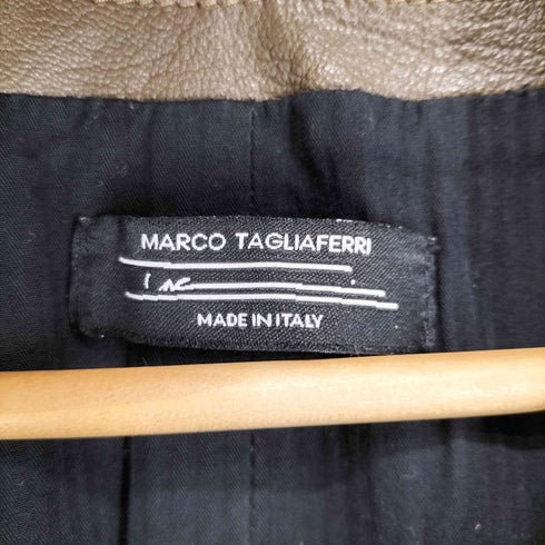 MARCO TAGLIAFERRI goat leather レザーコート イタリア製 レディース