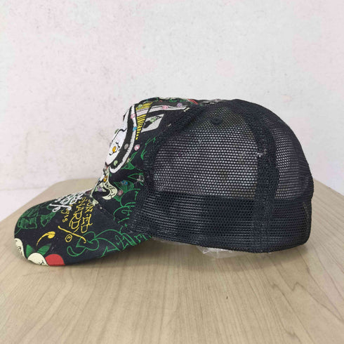 エドハーディー Ed Hardy Y2K アメトラ ラインストーン メッシュキャップ メンズ