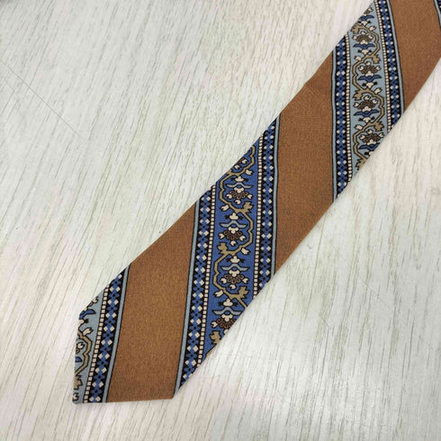 イヴサンローラン Yves Saint Laurent 総柄 シルクネクタイ メンズ
