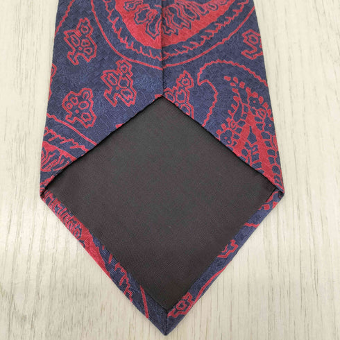 イヴサンローラン Yves Saint Laurent 総柄 シルクネクタイ メンズ
