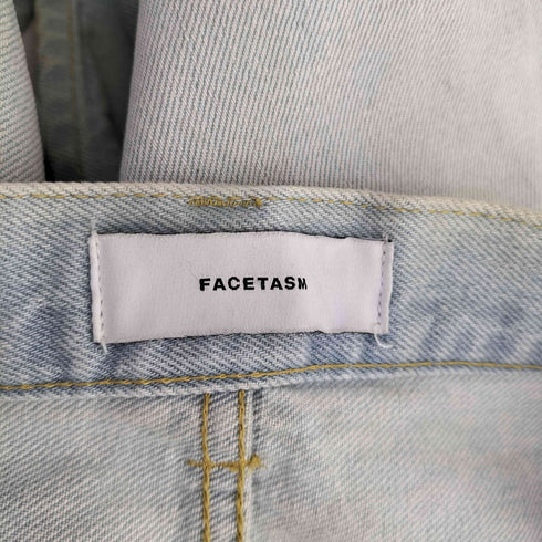 ファセッタズム FACETASM サイド ボールチェーン バギー デニム ショート パンツ メンズ