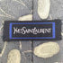 イヴサンローラン Yves Saint Laurent 総柄 シルクネクタイ メンズ
