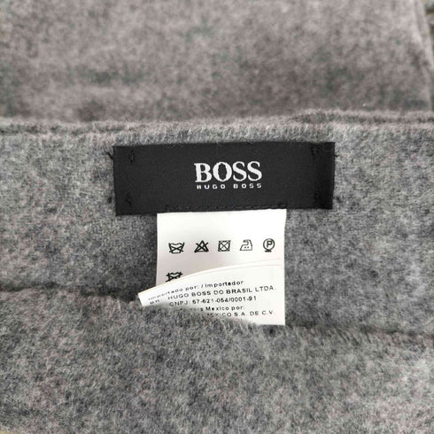 ボスヒューゴボス BOSS HUGO BOSS カシミヤ フリンジ マフラー メンズ