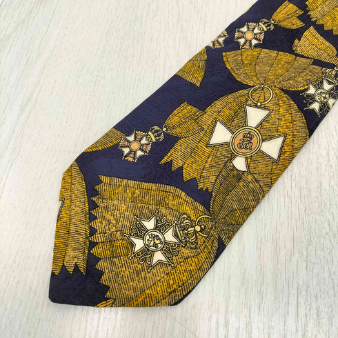 ジバンシィ GIVENCHY 総柄 シルクネクタイ メンズ
