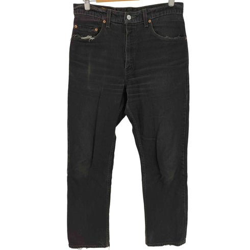 リーバイス Levis 505 カナダ製 ボタン裏212 ストレート ブラックデニム メンズ W33/L30