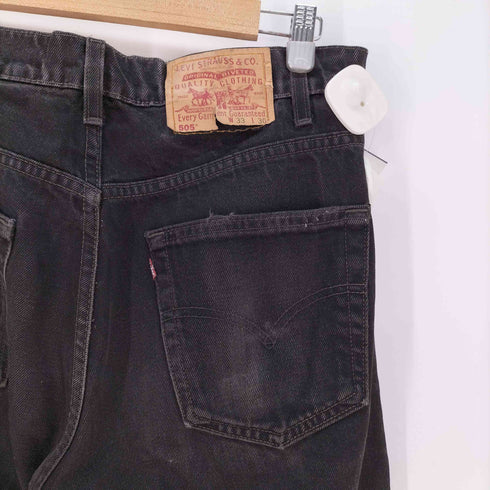 リーバイス Levis 505 カナダ製 ボタン裏212 ストレート ブラックデニム メンズ W33/L30