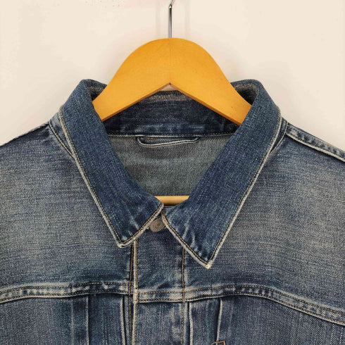 ジーユー GU KIM JONES 刺繍 デニム トラッカージャケット メンズ JPN:XL