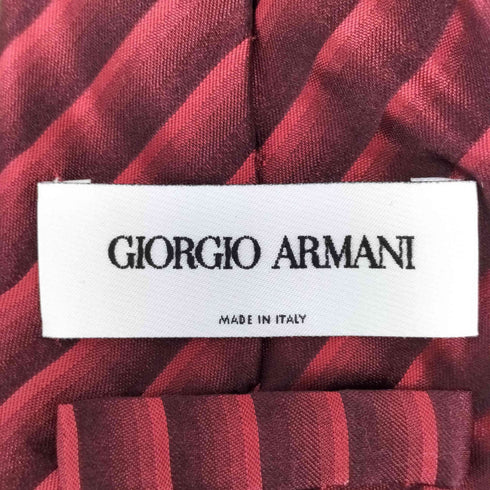 ジョルジオアルマーニ Giorgio Armani ストライプシルクネクタイ メンズ