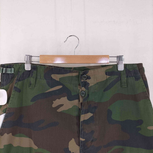ポリ コットン コンバット ウッドランドカモ トラウザー BDUパンツ メンズ L/R