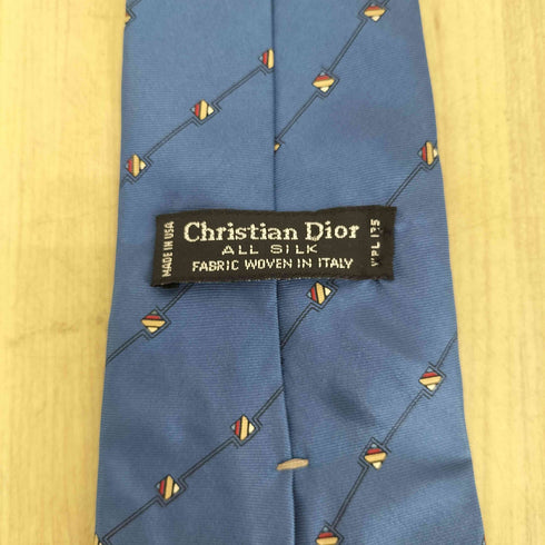 クリスチャンディオール Christian Dior MADE IN USA ストライプ シルクネクタイ メンズ