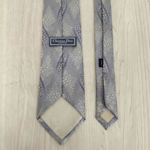 クリスチャンディオール Christian Dior 総柄 シルクネクタイ メンズ