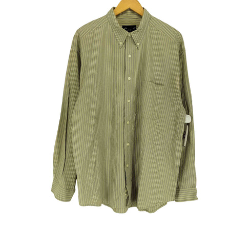 エディーバウアー Eddie Bauer ストライプ ボタンダウンシャツ メンズ JPN:XL