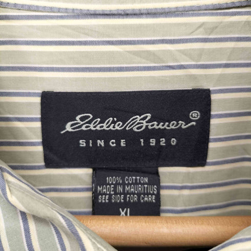 エディーバウアー Eddie Bauer ストライプ ボタンダウンシャツ メンズ JPN:XL
