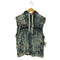 エコーアンリミテッド ECKO UNLTD ブリーチデザイン フーデッドデニムベスト メンズ JPN:M
