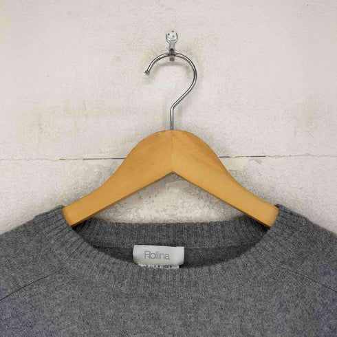 Rollina cashmere カシミヤ100% クルーネック ニット メンズ JPN:L