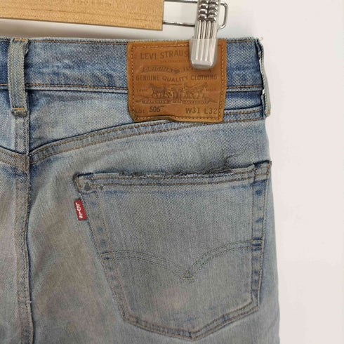 リーバイス Levis PREMIUM 505 ボタン裏3496 BIGE ジップフライデニム メンズ W31/L32