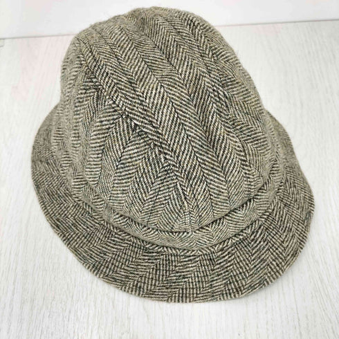 Christys' London Gillie ヘリンボーン ツイード ハット メンズ 7 3/8