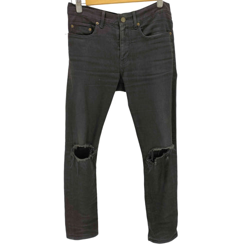 サンローランパリ SAINT LAURENT PARIS スキニー ダメージデニムパンツ メンズ 28