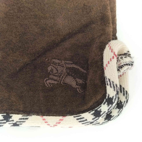 バーバリー BURBERRY ノバチェック ヌバック 手袋 レディース