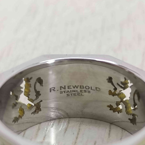 アールニューボールド R.NEWBOLD ステンレス オクタゴン リング メンズ