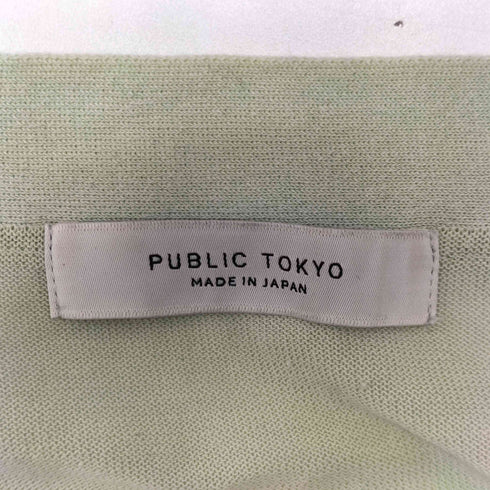 パブリックトウキョウ PUBLIC TOKYO クリアコットンシアーカーディガン レディース FREE