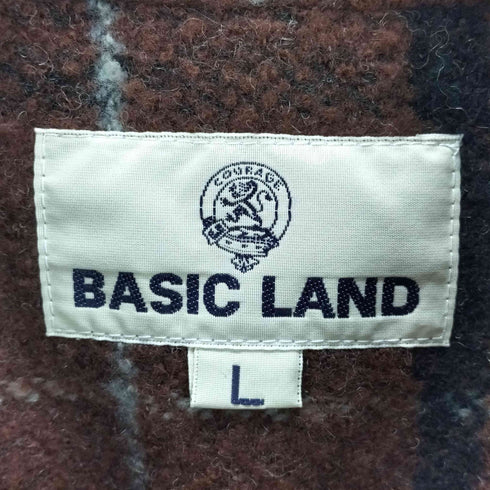 Basic Land 両フラップ チェック ブルゾン メンズ JPN:L