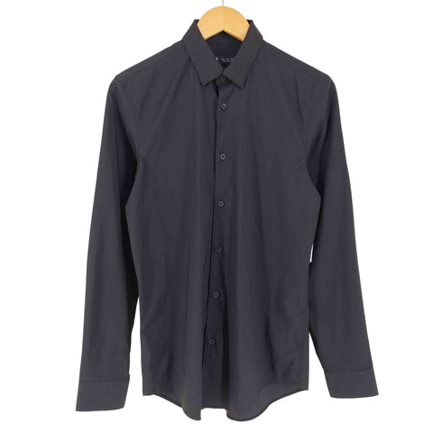 ザラ ZARA ACTIVE FABRIC slim fit アクティブファブリック スリムフィット レギュラーカラーシャツ メンズ S