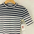 ティーバイアレキサンダーワン T by Alexander Wang コットンポリ ボーダー 半袖ワンピース レディース XS